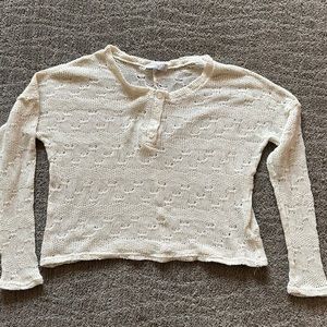 Urban Outfitters Cream Knit Sweater
